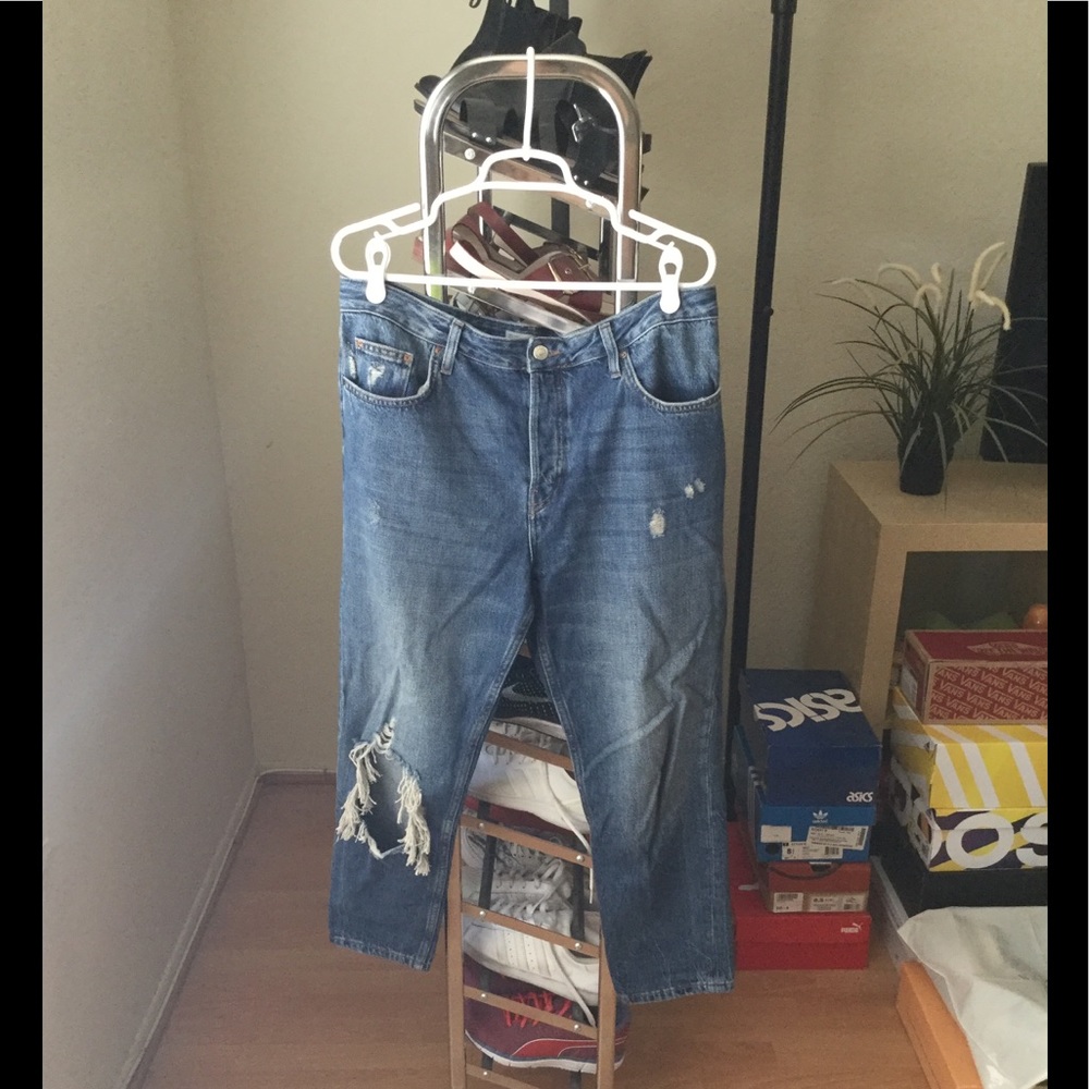 Topshop Moto Hayden Distressed Jeans